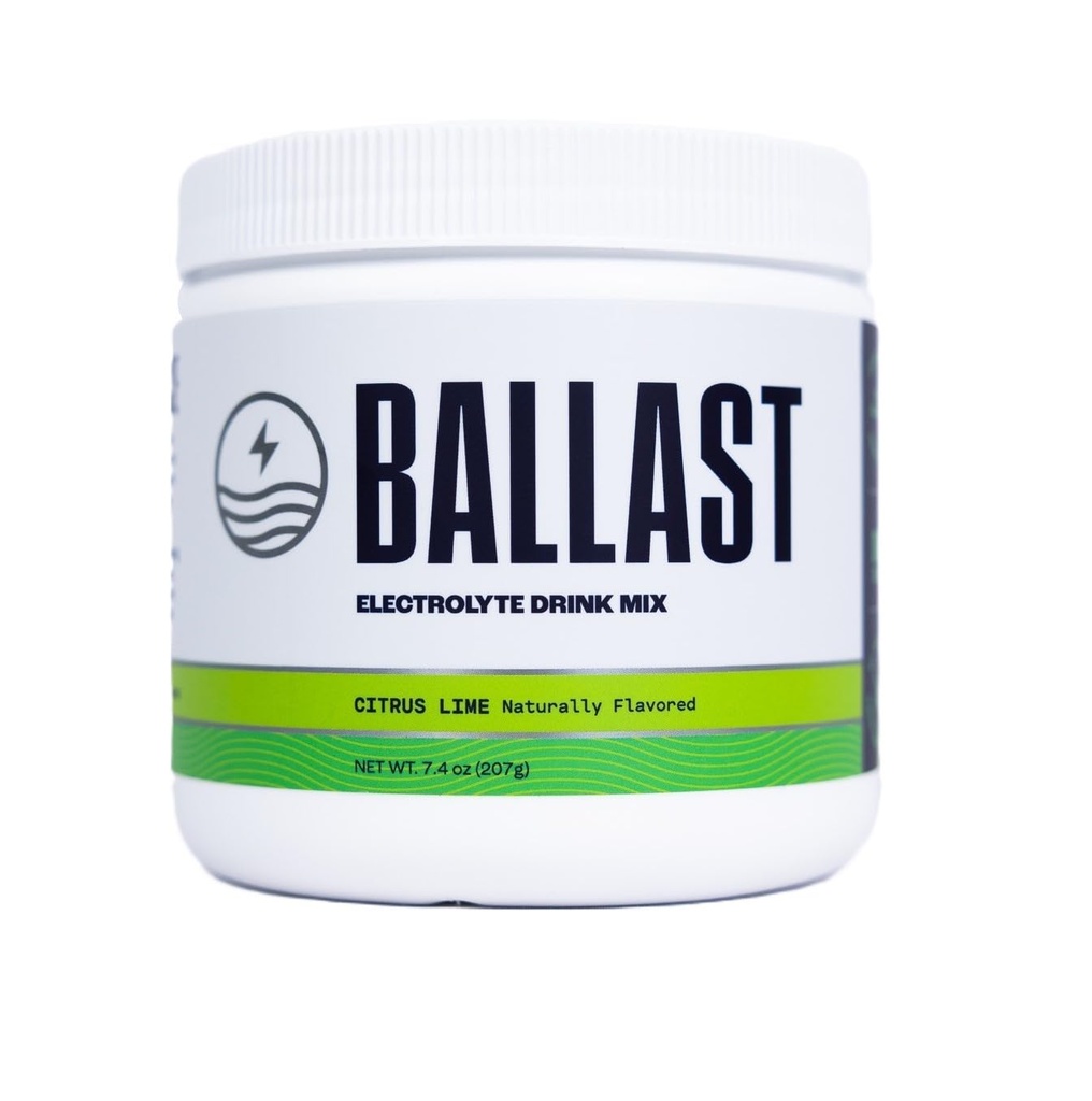 Electrolitos de Ballast Zero-Sugar - Lime de Citrus - Polvo de hidratación Silencioso Keto &amp; Paleo Friendly ← Liquid Daily IV for Rapid Rehydration ← Element Electrolytes Magnesium, Sodium y Potassium TENIDO 30 Servimientos