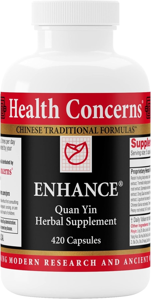 Health Concerns Enhance - Immune System Support &amp; Respiratory Support Supplement - 420 Capsules