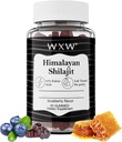 WXW Pure Himalayan Shilajit Gummies Ø Fulvic Acid & 85+ Trace Minerals TEN Ashwagandha, Gokshura TEN No Añadido Sugar Silencio para Hombres, Mujeres ANTE NO GMO TENIDO Lab Tested Silencio 100% Natural ANTE Enhance Immunity 60 Gummy