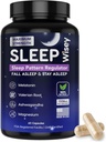 Wisey Natural Sleep Aid - Promueve el sueño saludable y la relajación - Herbal Sleep Supplement for Adults with Valerian, Melatonin, Magnesium, Ashwagandha - Non-Habit Forming - 60 cápsulas