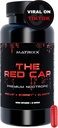 Matrixx The Red Cap 10-in-1 Nootropic Fórmula peru Natural Focus, Energy, Clarity &amp; Productivity Supplement TEN Rhodiola, L-Theanine, Citicoline, Lions Mane Limitless Brain Booster Suplemento Capsules