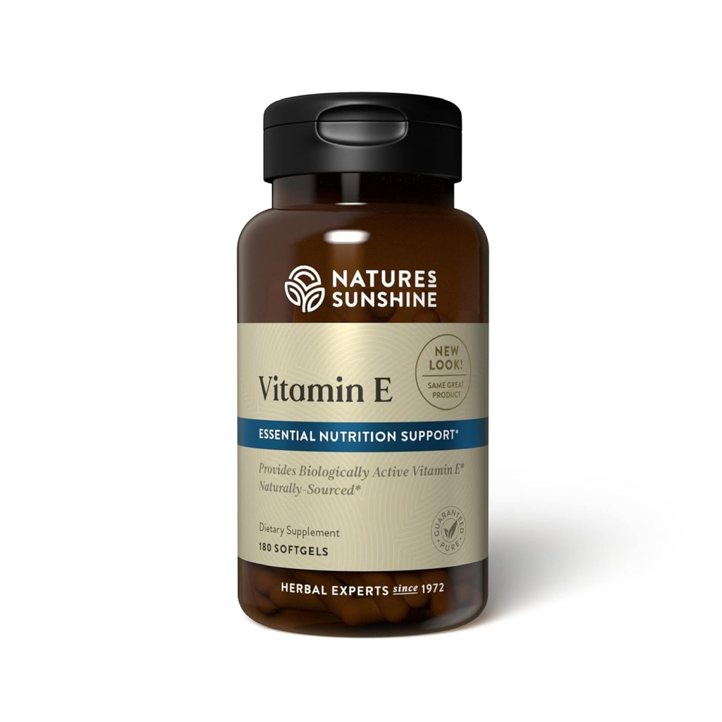 Sunshine Vitamina E 100 UI, 180 Softgels