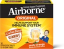 Airborne Zesty Orange Effervescent Tablets,1000mg de vitamina C - Immune Support Suplemento 30ea