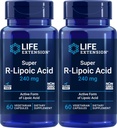 Super R-Lipoic Acid 240 mg, 60 cápsulas vegetarianas (Pack of 2)