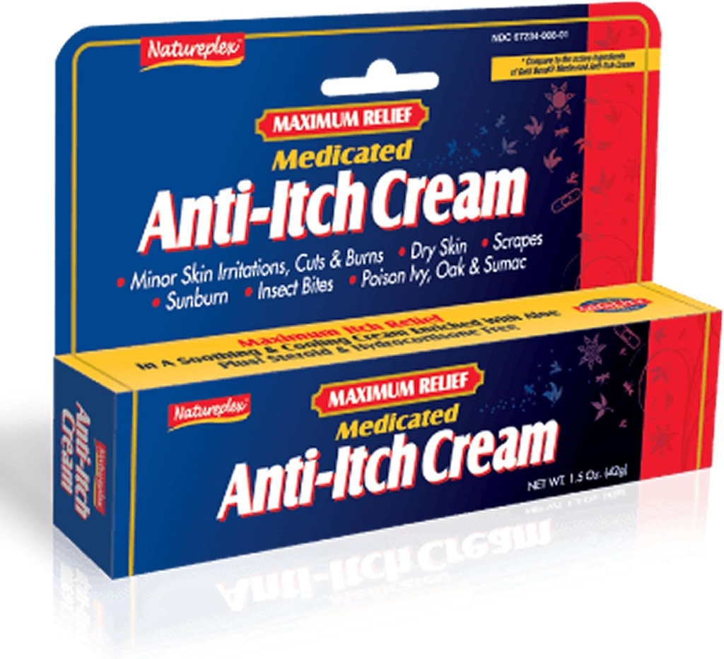 Maximum Relief Medicated Anti-Itch Cream 3 Pack