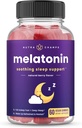 Melatonin Gummies for Kids &amp; Adults Silencio Natural Sleep Aid Drug-Free, Vegan Berry Flavor Kids Melatonin Gummy Supplement TEN 2.5mg, 5mg o 10mg Dose ← Sleeping Pills Substitute (60 Conde (Pack of 1))