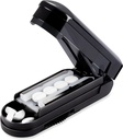 Portable Pill Cutter Splitter,Ajustable Cutter, para vitaminas, suplementos y medicamentos, libre de BPA, fácil de usar