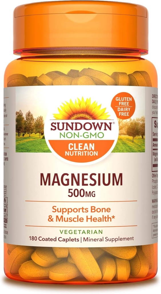 Magnesio Sundown, 180 Caplets Coated