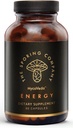 Energía - Suplemento de hongos - Cordyceps, Ashwangandha, Guarana - 3X Más Mushroom - Energía y energía (60 cápsulas)