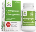 Terry Naturalmente Andrographis y Ashwagandha - Immune System Support Supplement - Support Energy & Healthy Stress Response - Energy Support Supplement - 60 Capsules (60 Servings)