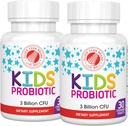 Silver Fern Brand Kids Ultimate Probiotic - 2 Bottles - 30 Chewable Tablets Cada - Sugar & Gluten Gratis - Suplemento dietético para niños - DNA & Survivability Verified - Digestive &amp; Immune Support