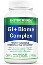 Enzyme Science GI + Complejo Biome, Prebióticos para Gut Health and Intestinal Balance, 60 capsules (30 Servimientos)