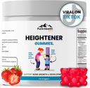Heightener Gummies - Suplemento de Crecimiento de Altura Natural para Niños, Adolescentes y Adultos para Aumentar la Fuerza de Bonificación y Crecimiento Superior Silencioso Altura Máximo Píldoras con L-Arginina, Calcio &amp; Zinc