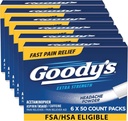Goody's Extra Strength Headache Powders 50 ea (Pack of 6)