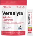 PEScience Versalyte Electrolyte Hydration Packets, Sugar Free Electrolyte Powder with Magnesium, Taurine, Antioxidants, Trace Minerals, Low Sodium - Black Cherry, 30 Servings