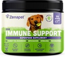 ZENAPET Dog Immune Support Premium Powder Topper, Turquía Tail, Spirulina &amp; Beta-Glucan, Soporta un sistema saludable de inmunodeficiencia " , Human-Grade, Made in USA