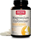 Jarrow Fórmulas Optimizador de magnesio - 200 Tabletas - Soportes Bone Health &amp; Muscle Función - Ejercicio &amp; Beneficios de resistencia - Incluye Taurina, P5P &amp; Vitamina B6 - 100 Servimientos
