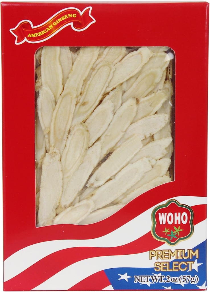 Woho #126.2 American Ginseng Slice Medium 2oz Box