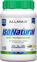 Tombow ALLMAX ISONATURAL Whey Protein Isolate, Vanilla - 2 lb - 27 Gramos de Protein Por Scoop - Zero Fat & Sugar - 99% Lactose Gratis - con Prebióticos - Sin Sabores Artificiales - Aprox. 29 Servimientos