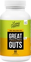 VITAMIN CO. Grandes Guts Probiótico - 100 millones CFU Probiótico - Balance Gut Microbiome, GI Tract, Inflamación, Indigestión, Reflux, Upset Stomach, " Diarrea - 60 cápsulas