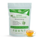 Laicuherb Orgánica de 14 días de té de limpieza de colon para limpieza corporal " Detox, té de colon natural con hendidura de hierbas para hombres " mujer salud digestiva " , limpiador de agua dulce, cafeína gratis