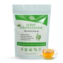 Laicuherb Orgánica de 14 días de té de limpieza de colon para limpieza corporal " Detox, té de colon natural con hendidura de hierbas para hombres " mujer salud digestiva " , limpiador de agua dulce, cafeína gratis