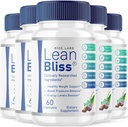 (5 Pack) Lean Bliss Weight Pills, Lean Bliss Fat Burning Formula, LeanBliss Advanced Metabolism Capsules For Natural Weight Management &amp; Blood Support, LeanBliss Dietary Supplement (300 Capsules)