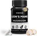 Suplemento Mane de León cápsulas - 60 cápsulas (30-Day Supply), soporta Focus, Clarity, Memory y Cognition general. Suplemento Nootrópico Orgánico para Función Cognitiva y Apoyo Inmunitario