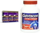 GoodSense Omeprazole Tablets 20 mg 14 Conde (3 Pack) y Gaviscon Extra Strength Cherry Chewable Tablets Heartburn Relief 100 Con