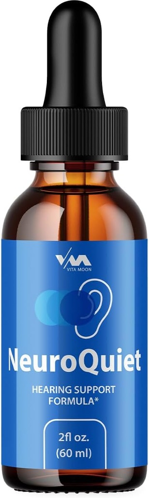 (1 Pack) NeuroQuiet Drops - Neuro Quiet Advanced Formula Hearing Support, Cognitive Health, y Global Wellness, 1 Month Supply