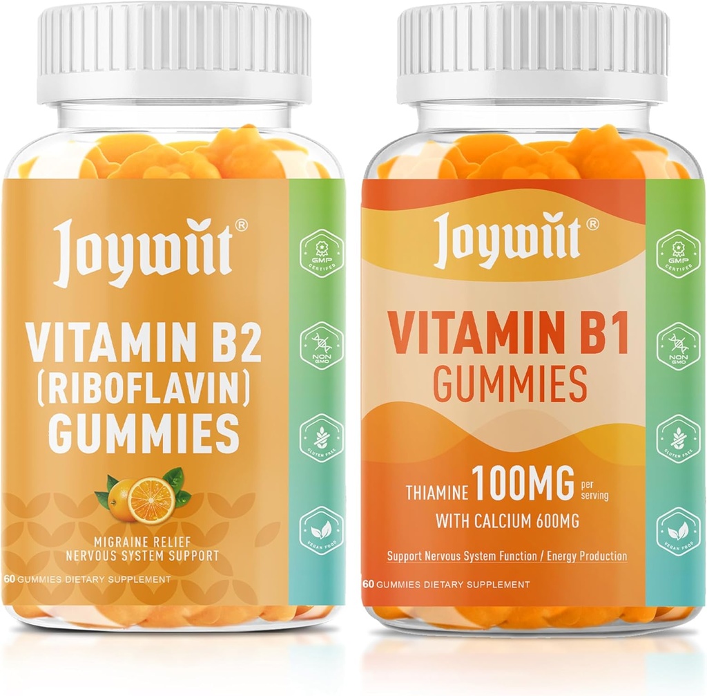 Vitamina B2 400mg Gummies y vitamina B1 100mg Gummies