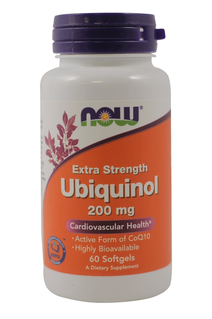 AHORA Alimentos Ubiquinol - 200 mg - 60 Softgels