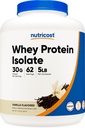 Nutricost Isolate Whey Protein Powder, Vanilla, 5 libras