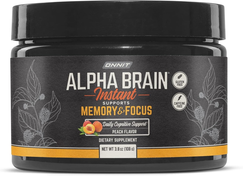 Alpha BRAIN® Instant - Peach (30 tubo de servicio)