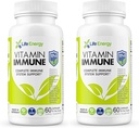 17 en 1 Apoyo Inmunitario Suplemento Silencioso Boosto con Vitamina C, Vitamina D, Vitamina A, Zinc, Quercetina, Turmeric, Té Verde, Selenium ← Apoyo Inmunitario diario Suplemento para Adultos - 60 Cuenta (2)