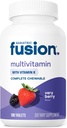 Fusión Bariatrica Muy Berry Completa Multivitamínica Chewable con Hierro y Vitamina K para Pacientes de Cirugía Bariat incluyendo Bypass Gástrico y Gastrectomía Sleeve - 120 Tabletas