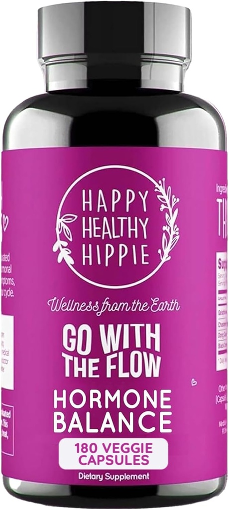 Saldo hormonal para las mujeres 180 Ct – PMS Apoyo Suplemento para las mujeres, la menopausia " Perimenopause ¦ Bloating Relief, Menstrual Cramp, Mood, PMDD  durable Chasteberry, Black Cohosh, Dong Quai  durable Vegan, Non-GMO