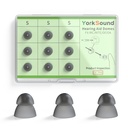 Conjunto de 9 Domas de Ayudas de Audición, Domas de Energía de Silicona Cerrar Domas Consejos de Oído, Domas de Reemplazo de Ayuda de Audición, Seguro Fit RIC RITE y Amplificador de Audición Open Fit BTE