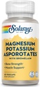 Solaray Magnesio y Asporotatos de Potasio w/Bromelain, Electrolito saludable, Muscle, Heart & Cellular Support, 60 VegCaps