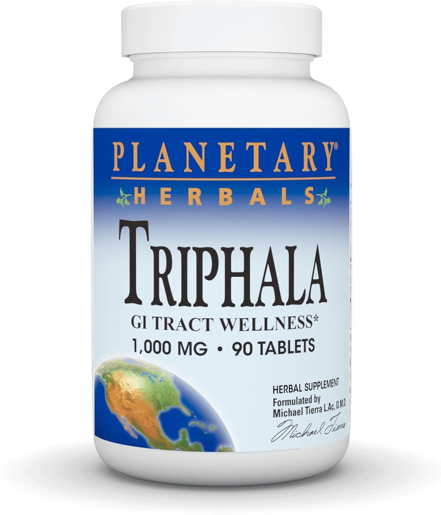Herbals planetarios Triphala 1000mg - 90 Tabletas