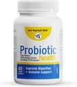 Véanse bien Probióticos 60 Billones CFU: Digestivo " Salud Gut - Apoya el estreñimiento ocasional, diarrea, gas " Bloating - Soporte inmunológico - Alta potencia Dr Formulado para Mujeres " Hombres 60ct