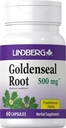 Lindberg Goldenseal Root Capsules  500mg ← 60 Capsules ← Tradicional Herb Silencio Extract Supplement ← Non-GMO, Gluten Free