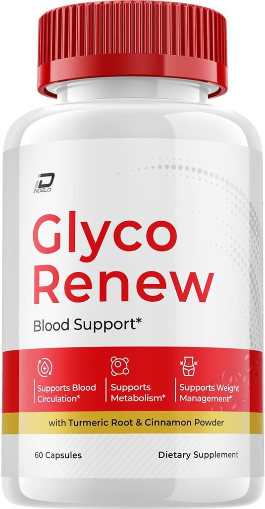 Glyco Renew Capsules, GlycoRenew Advanced Supplement, All Natural Formula to Maintain Healthy Levels, Maximum Strength Daily Formula, Glyco Renew Capsules Reviews (1 Pack - 60 cápsulas)