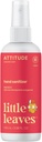 ATTITUDE Hand Sanitizer Spray for Kids &amp; Adults, EWG Verified, Travel Size, Dermatologically Tested, Plant and Mineral Based, Vegan, Mango, 3.5 Fl Oz (Spray Bottle)
