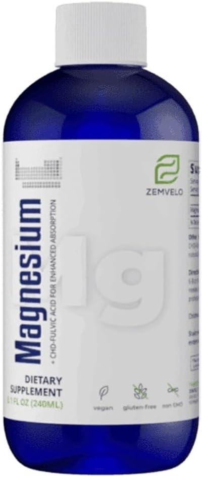 Liquid Ionic Natural Magnesium ← 96 Day Supply ← Longevity and Wellness ← Mood Support Silencioso sueño
