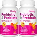 Probióticos vaginales, 70 Probióticos CFU de billón para mujeres, 13-en-1 Mujeres Probióticos " Prebióticos orgánicos para Vaginal, orina, pH Balance, Immune, Gut " Digestivo, Salud de Bloating - 4 meses de suministro