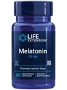 Extensión de la vida Melatonina, 10 mg, Dose saludable, Nuestra dosis más alta disponible, para el soporte para el sueño, Respuesta sana de la inmunodeficiencia, Defensa de estrés oxidativo, Vegetariano, 60 cápsulas