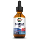 KAL Melatonin DropIns 3mg, Healthy Sleep Aid Support, Liquid Melatonin Drops for Optimal Absorption &amp; Calming Relaxation Support, Fast Acting, Natural Raspberry Flavor, Aprox. 55 Servings, 1.85oz