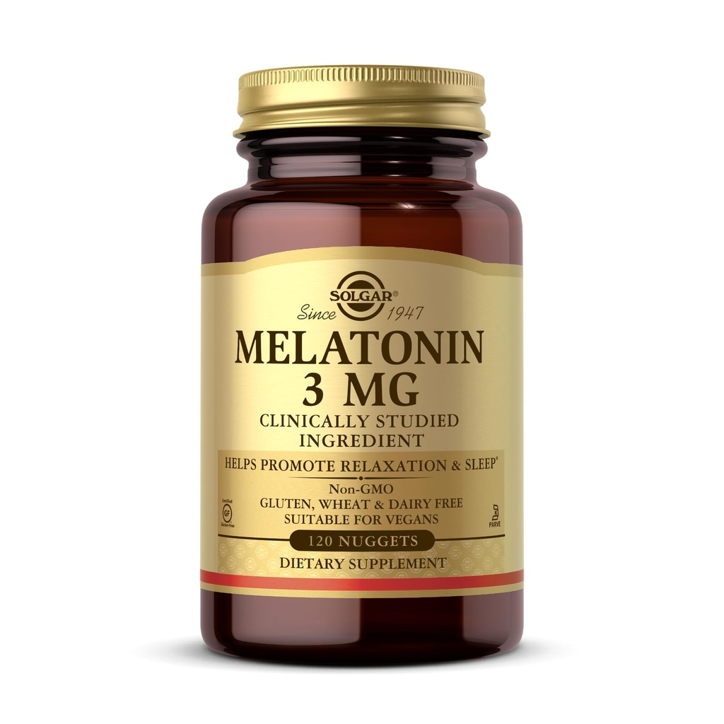 Melatonina 3mg Nuggets Solgar 120 Tabs
