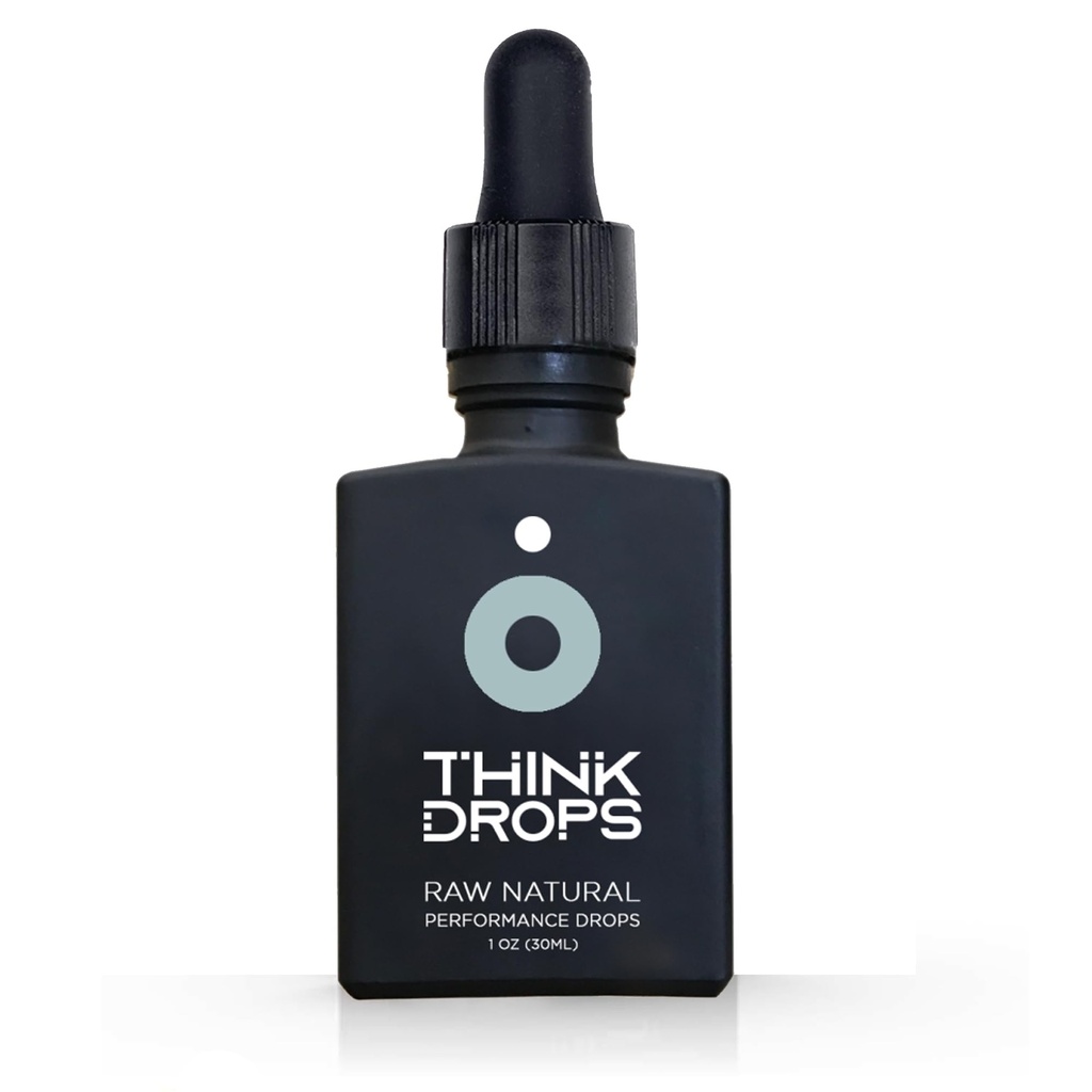 DROP FX Think Drops - Fast-Absorbing L-Theanine & Ashwagandha Liquid Focus Supplement, Natural Nootropic for Enhanced Memory " Cognitive Function